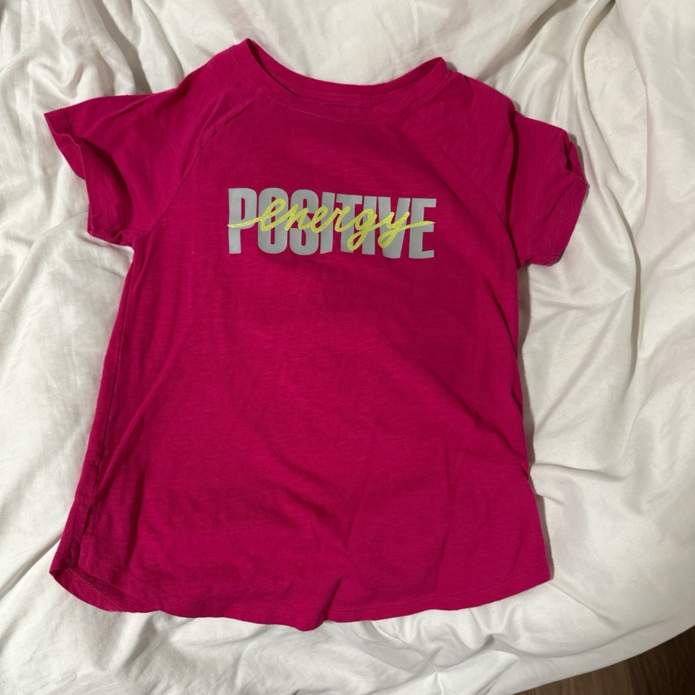 Positive Energy Kids Shirt - Pink